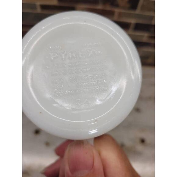 2 Vintage Woodland Mugs, Pyrex Cups, Milk Glass, D Handle, Dishes Dinnerware - Picture 6 of 6